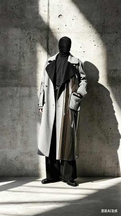 Doubleface Tweed Coat