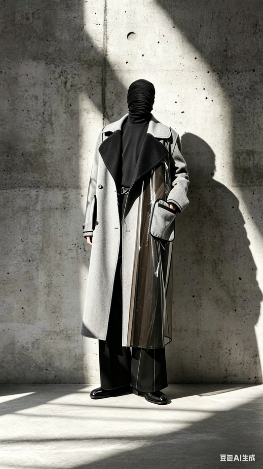 Handmade Double Sided Wool Tweed Coat
