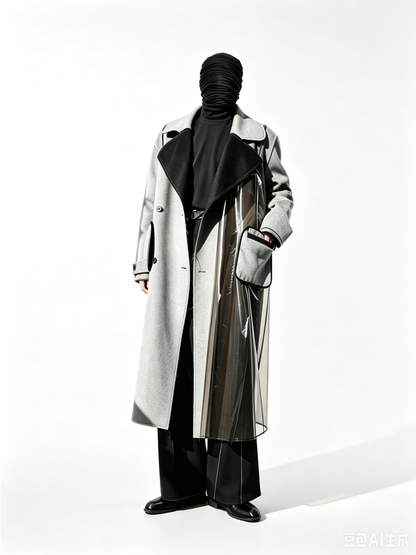 Doubleface Tweed Coat