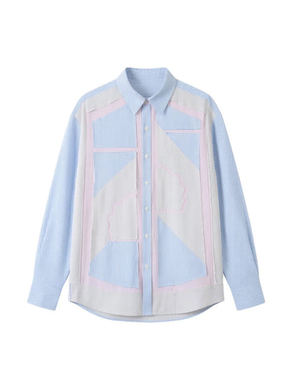Deconstructed Colour Block Shirt