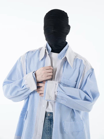 Fragmented Stripped Shirt