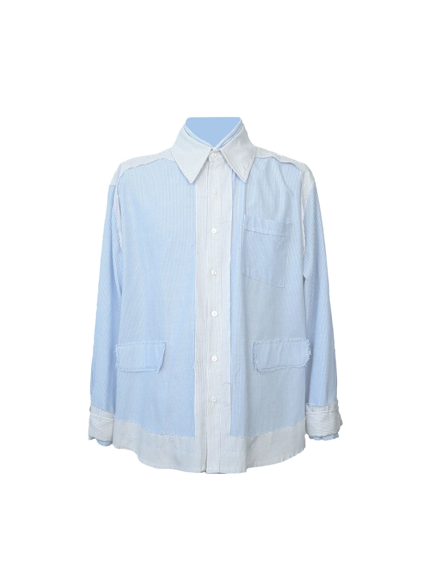 Fragmented Stripped Shirt