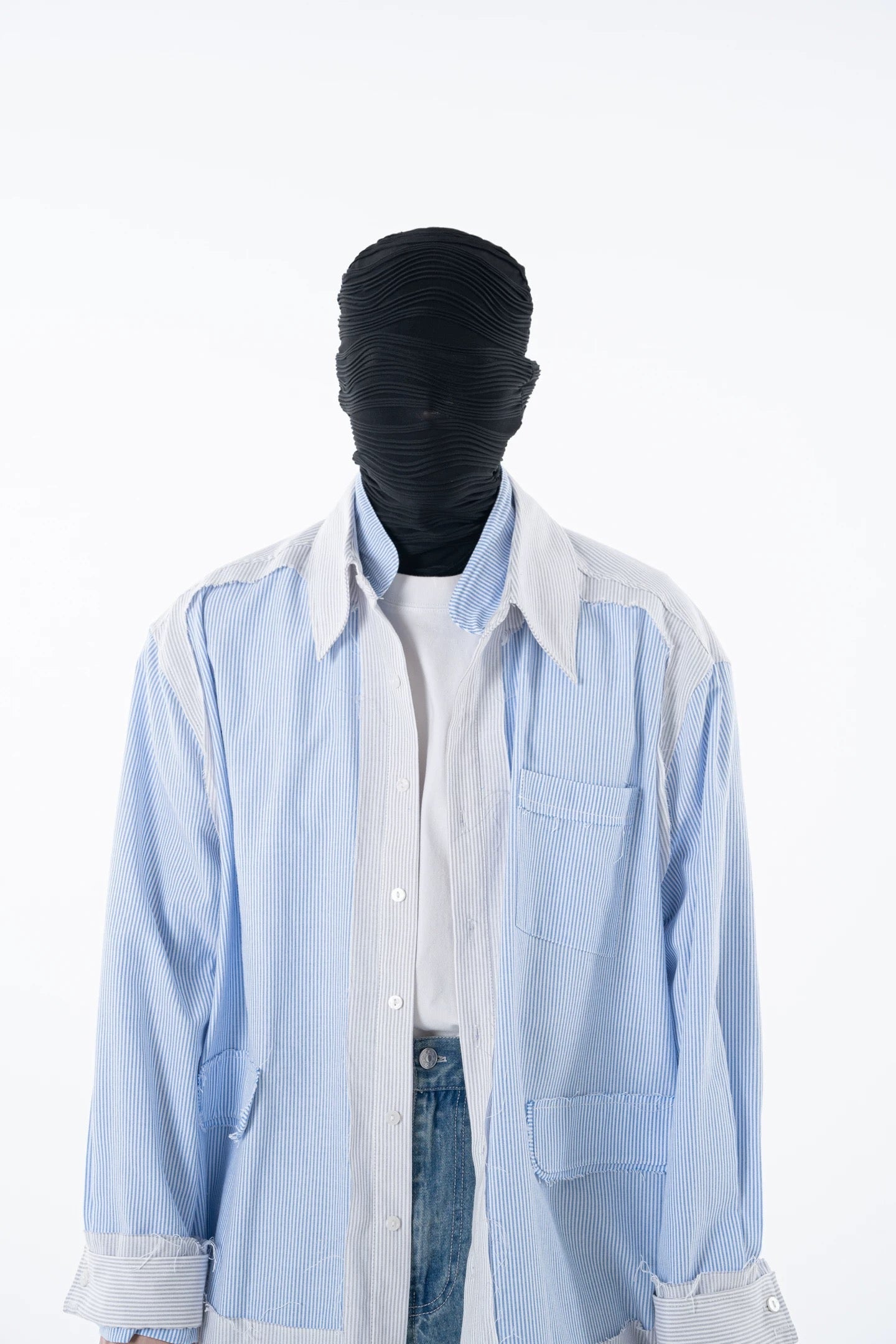 Fragmented Stripped Shirt