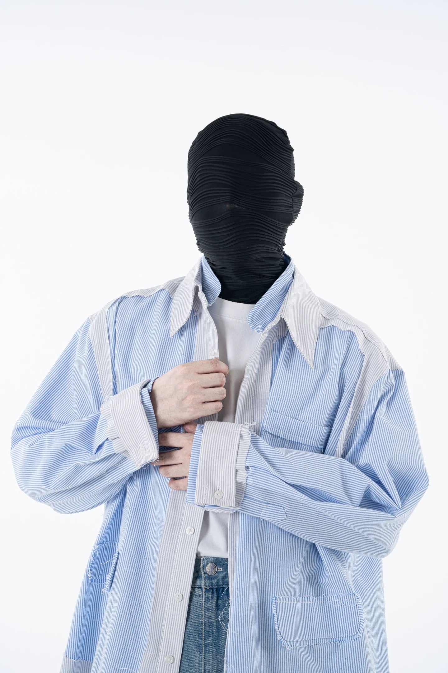 Fragmented Stripped Shirt