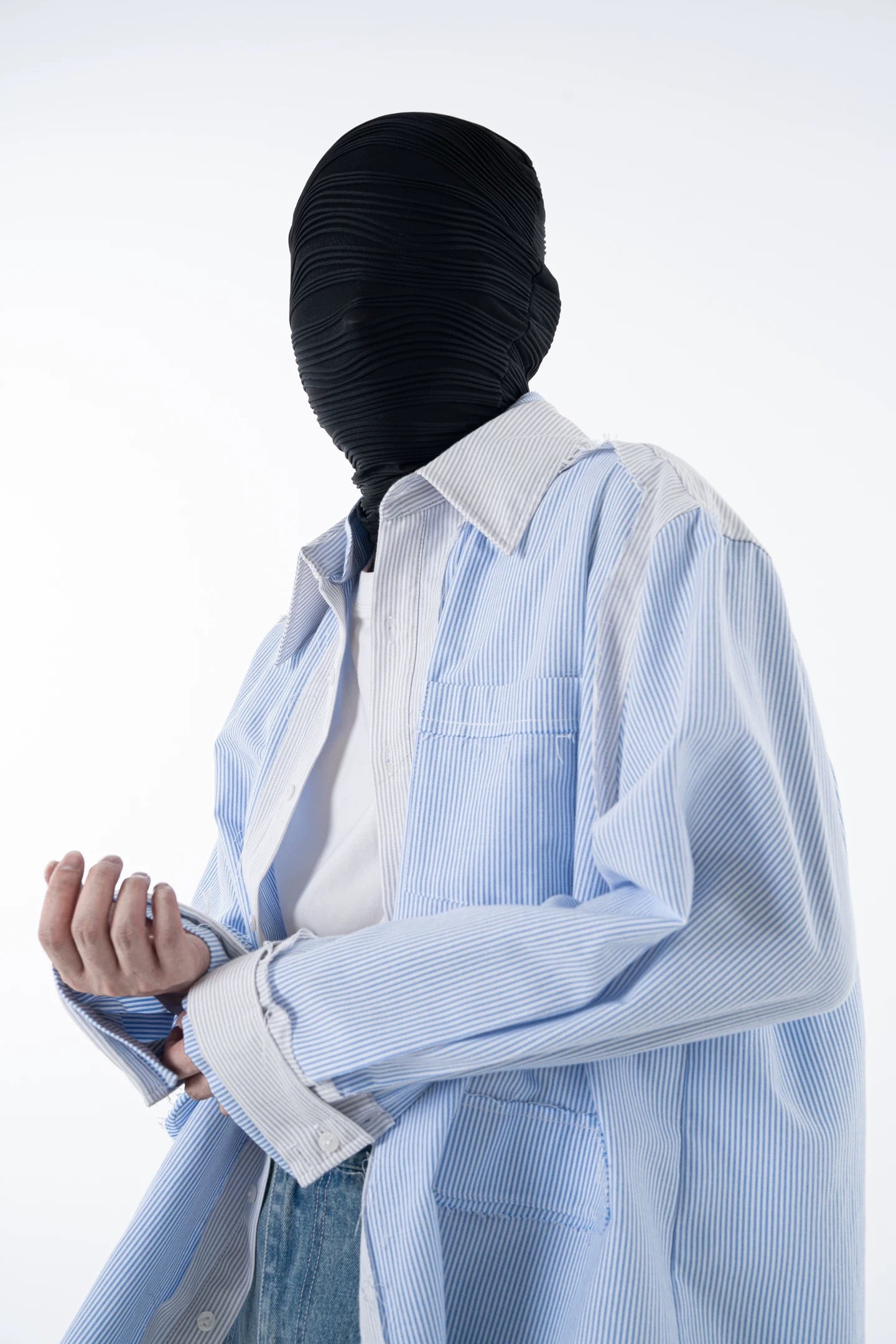 Fragmented Stripped Shirt