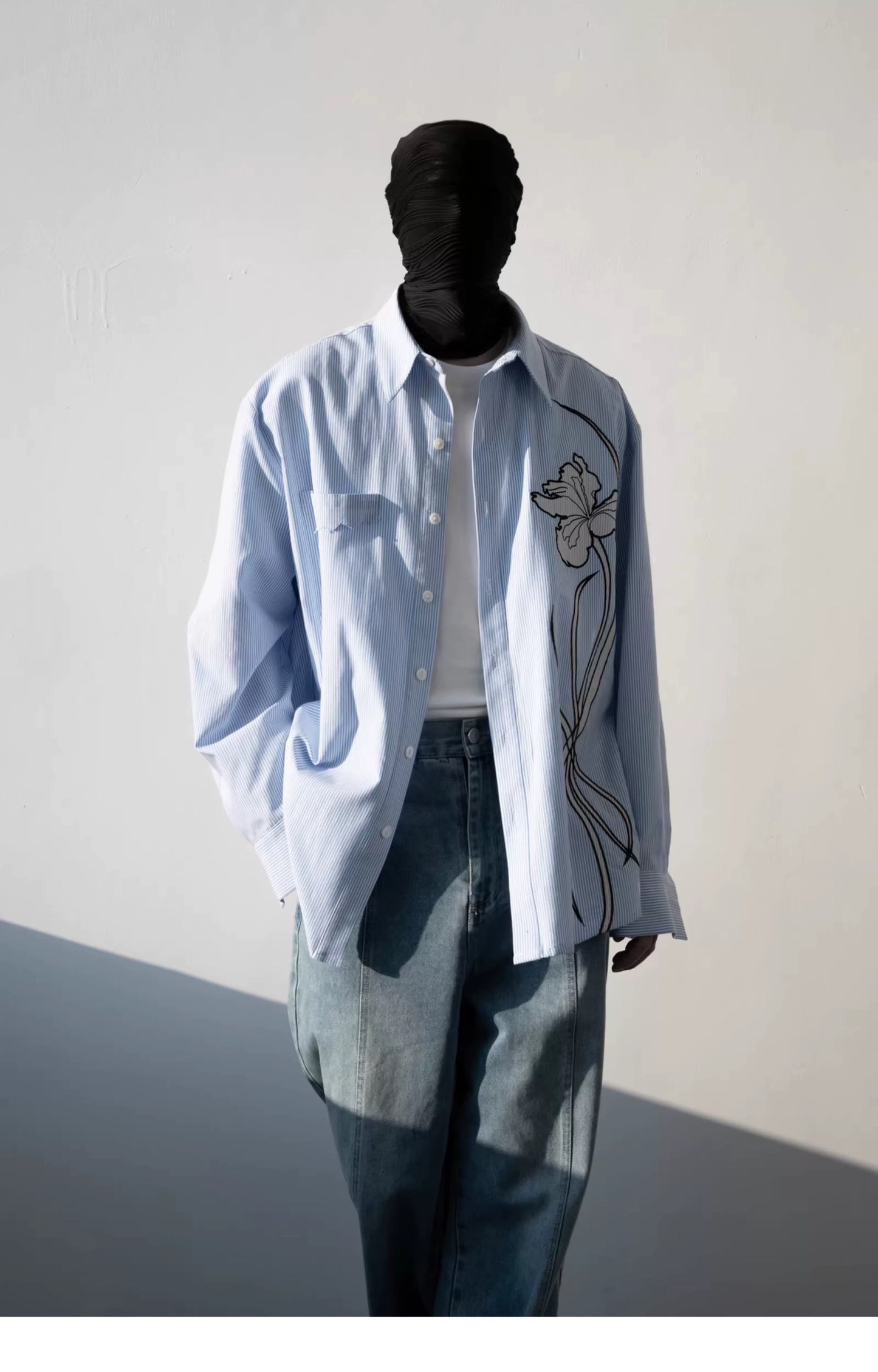 Iris Patchwork Embroidered Shirt