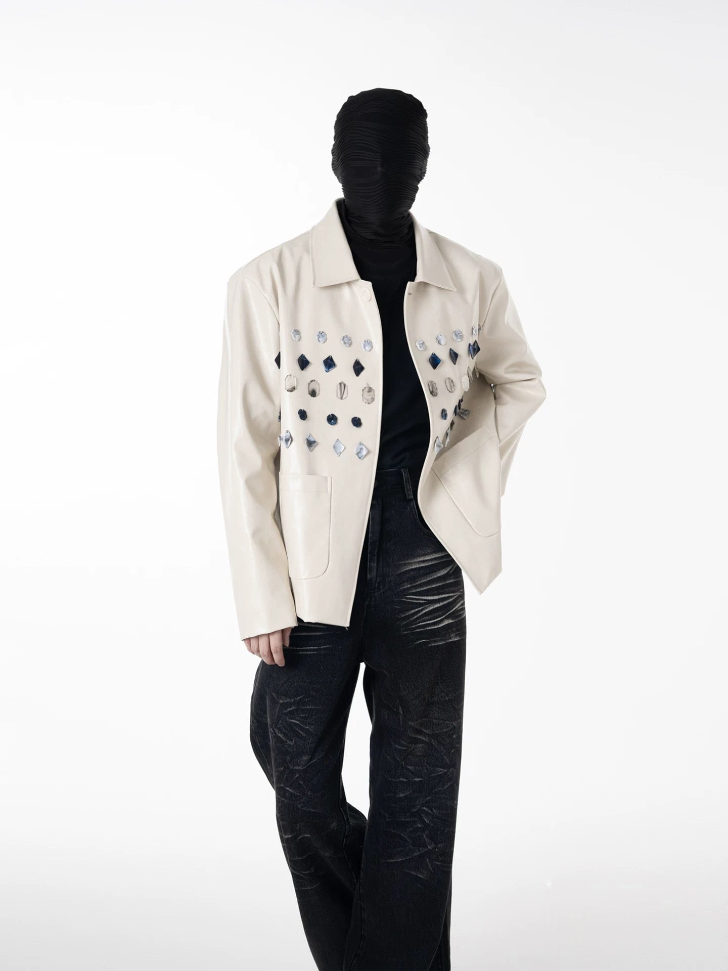Ivory Jade Jewelled Jacket
