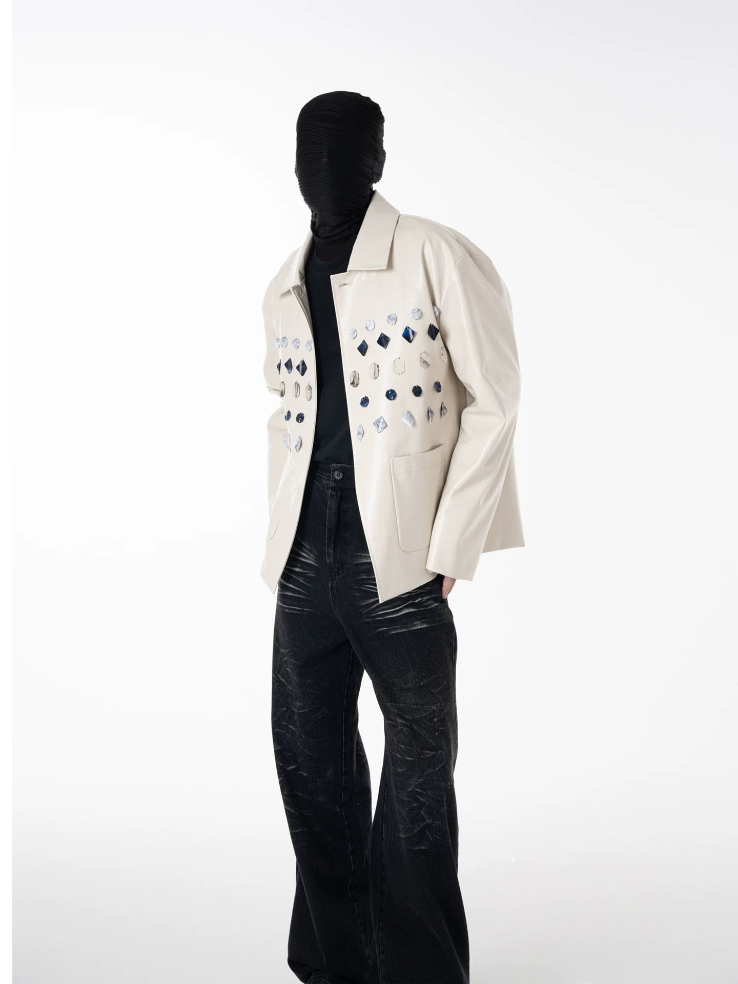 Ivory Jade Jewelled Jacket
