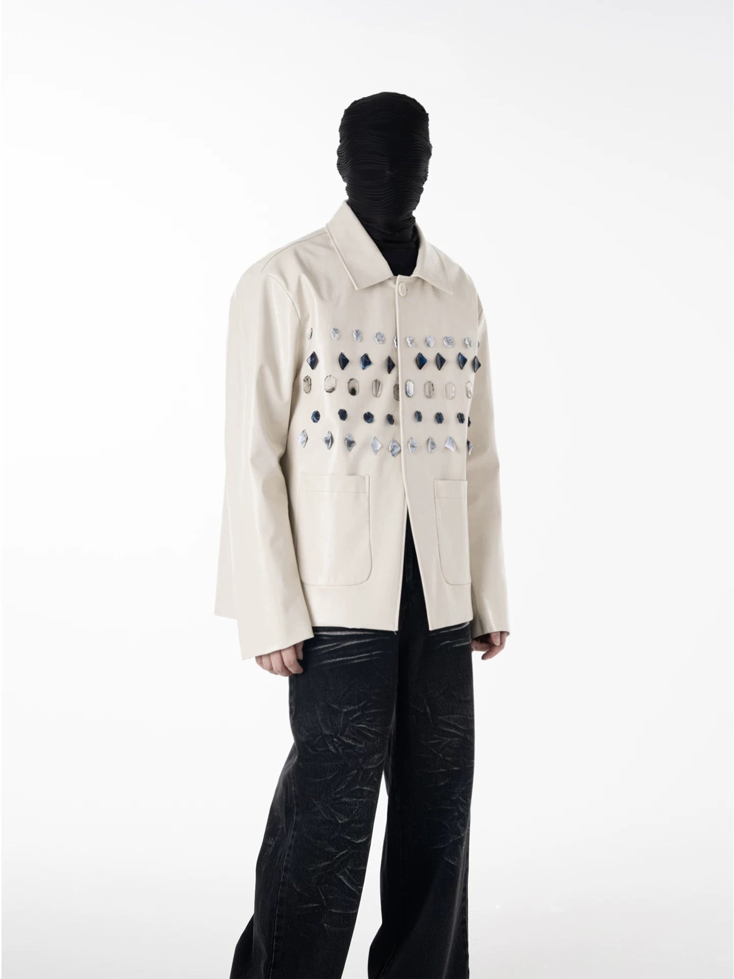 Ivory Jade Jewelled Jacket