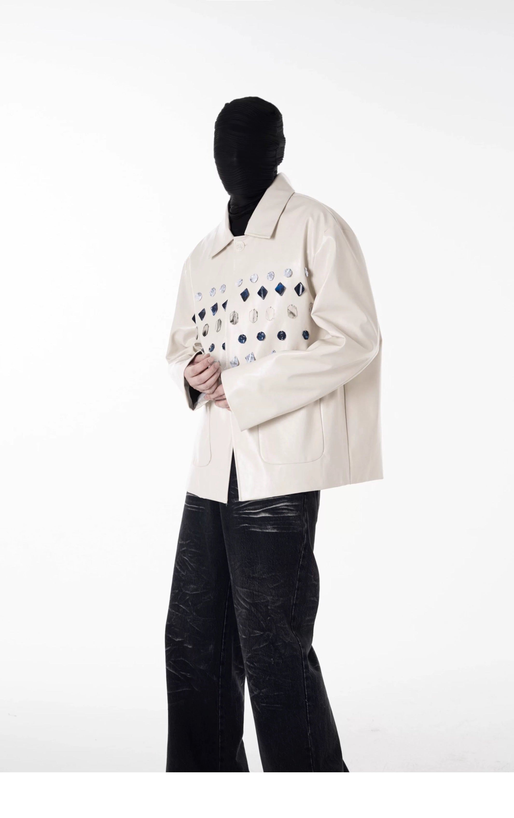 Ivory Jade Jewelled Jacket