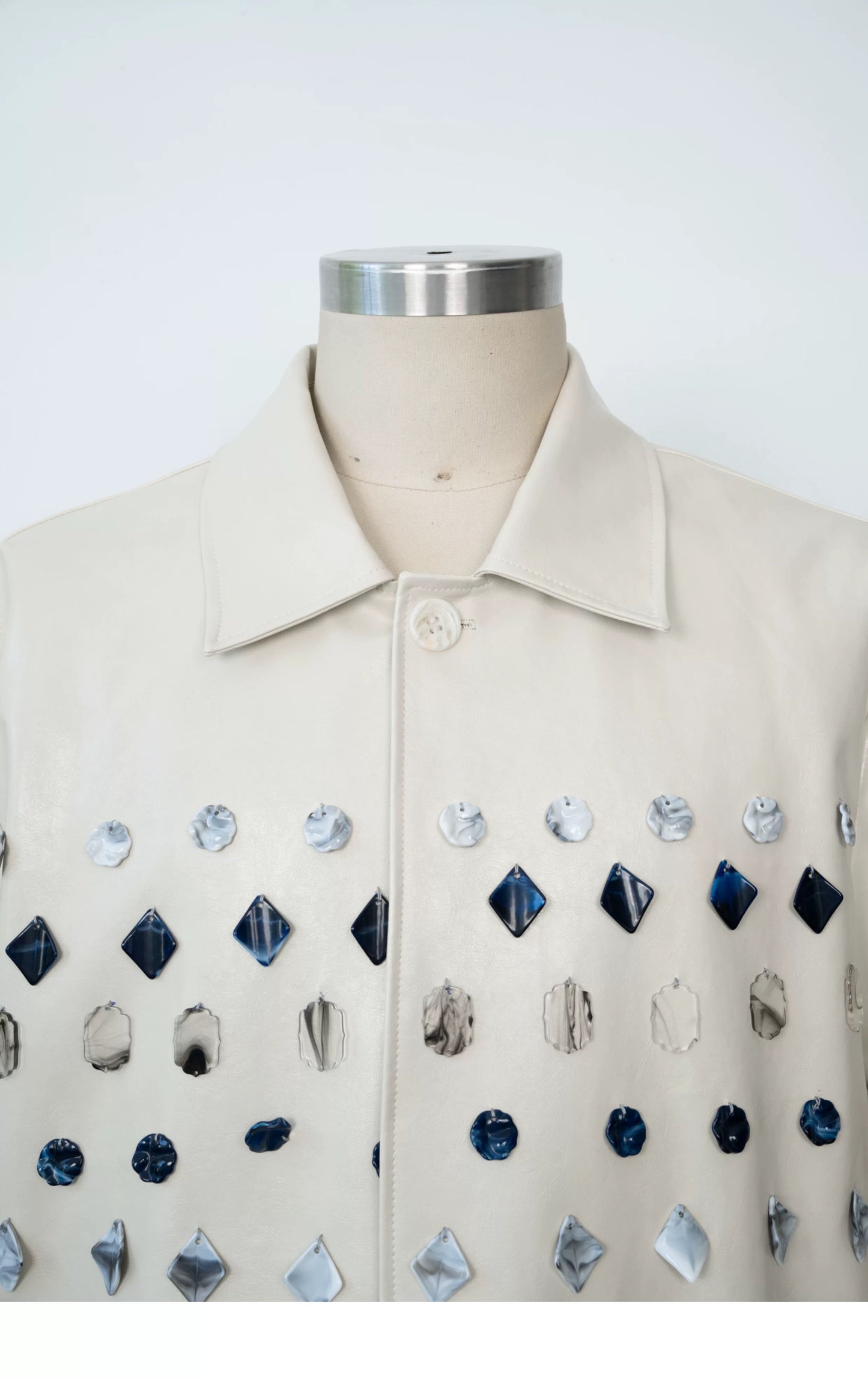 Ivory Jade Jewelled Jacket