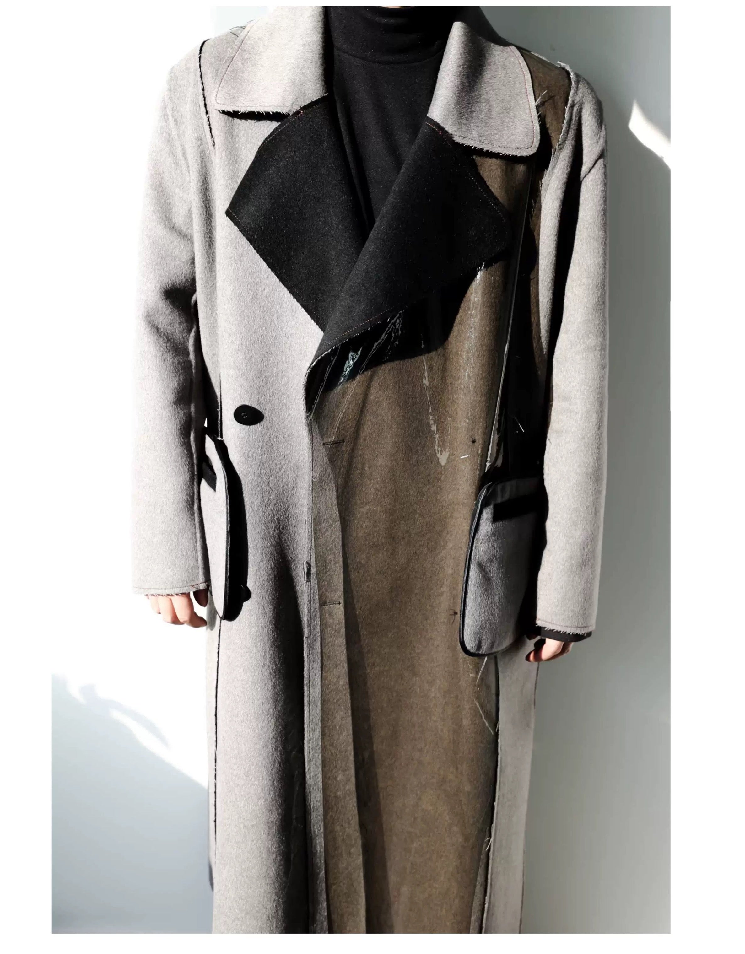 Handmade Double Sided Wool Tweed Coat