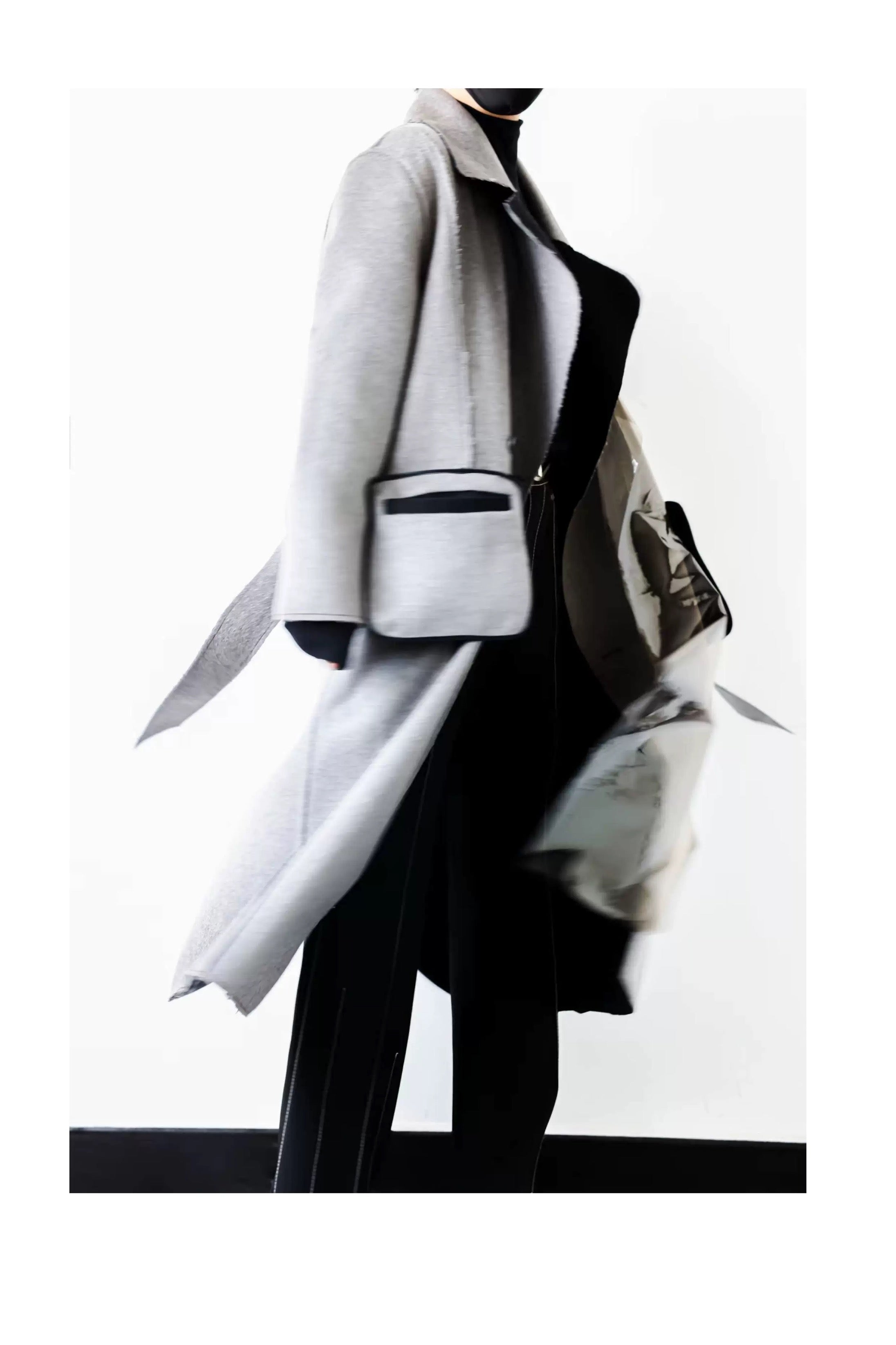 Handmade Double Sided Wool Tweed Coat