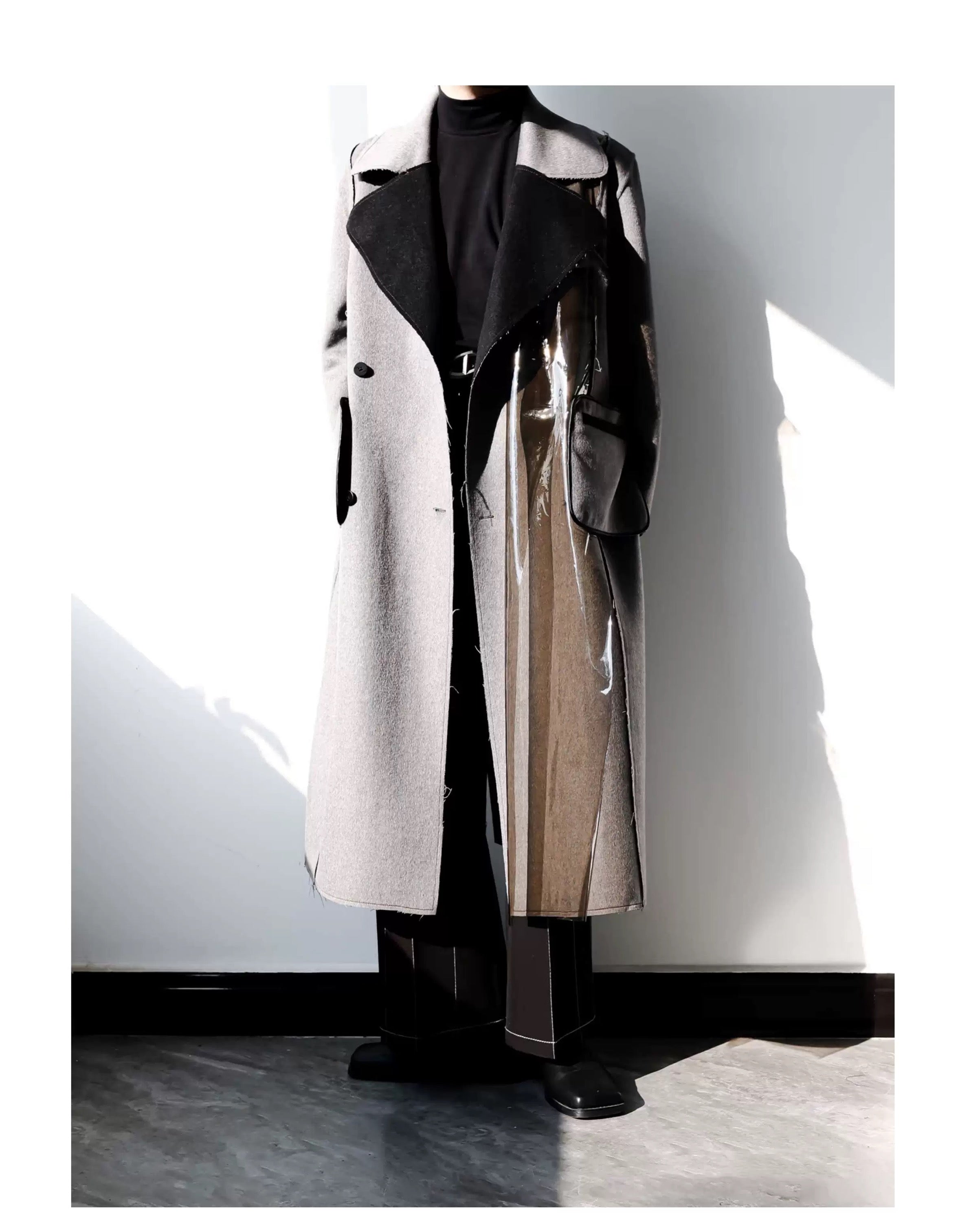 Handmade Double Sided Wool Tweed Coat