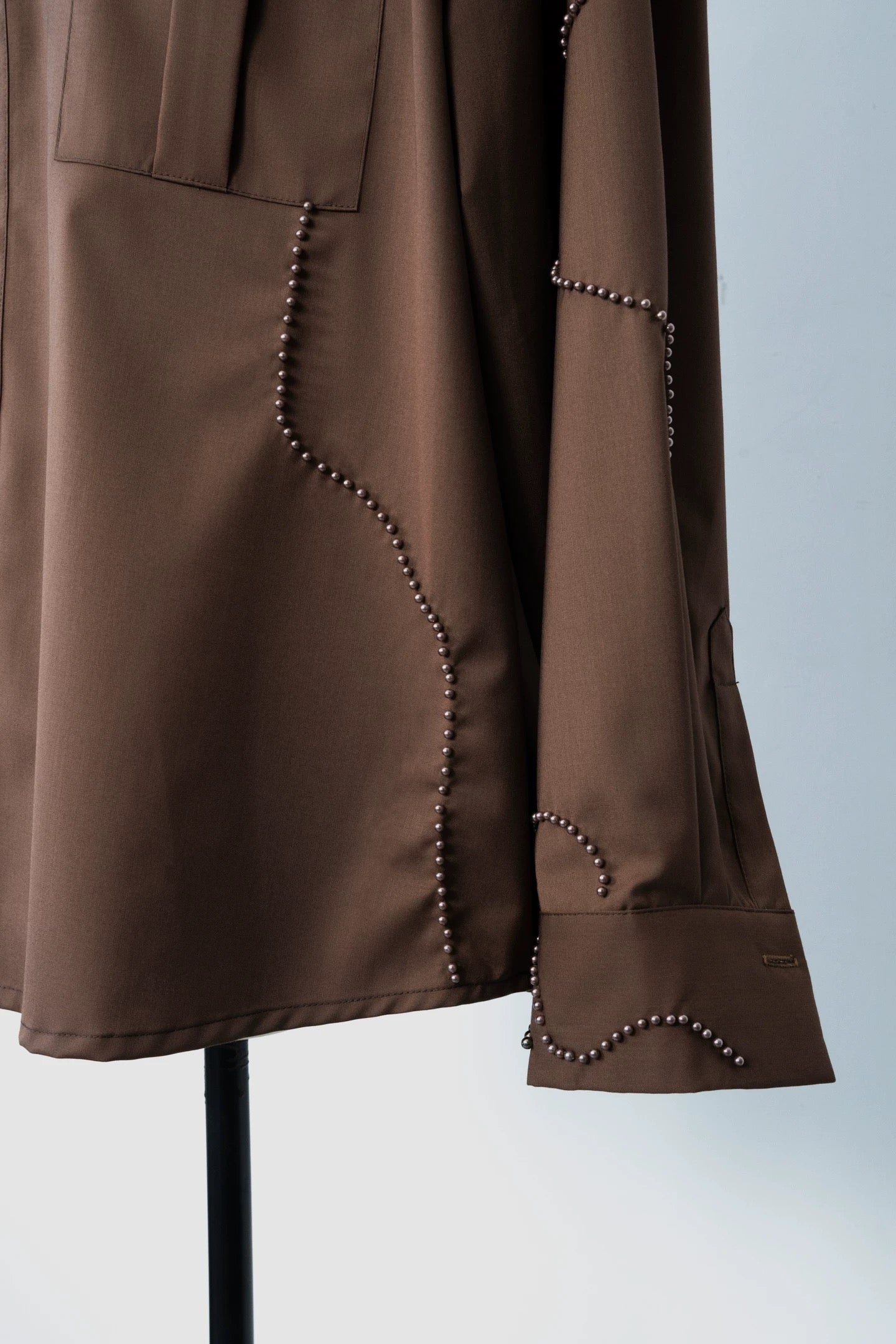Heavy Bead Collar Shirt