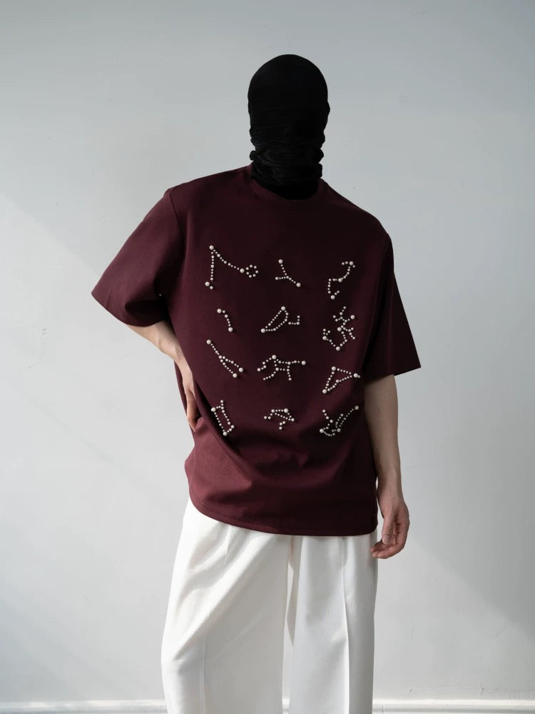 Constellation Pearl Bead Short Sleeve