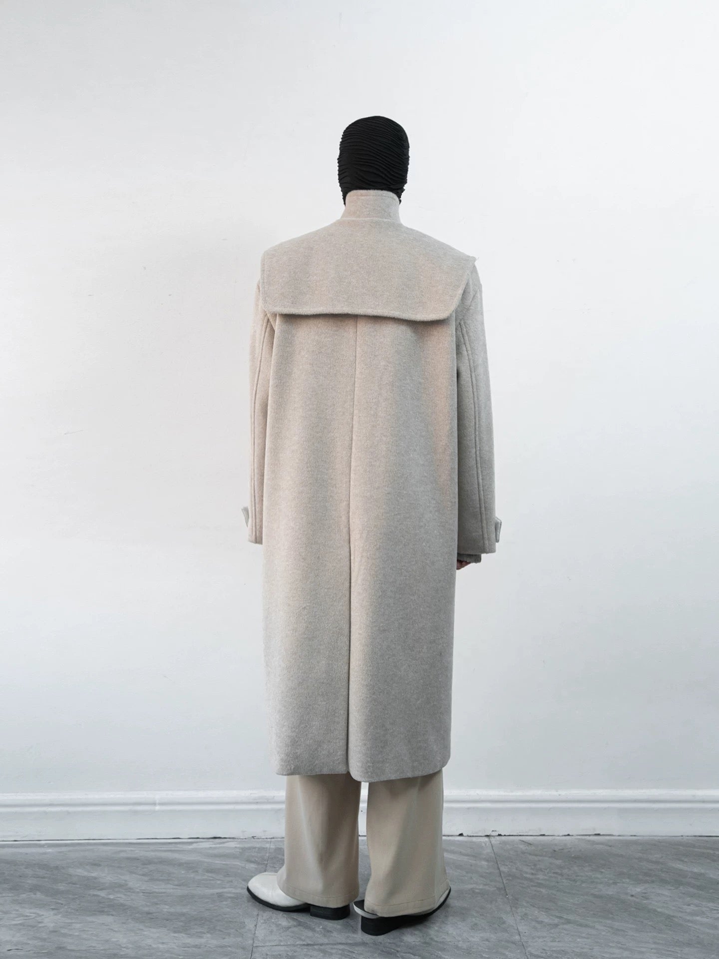 Decostructed Horn Buttoned Coat