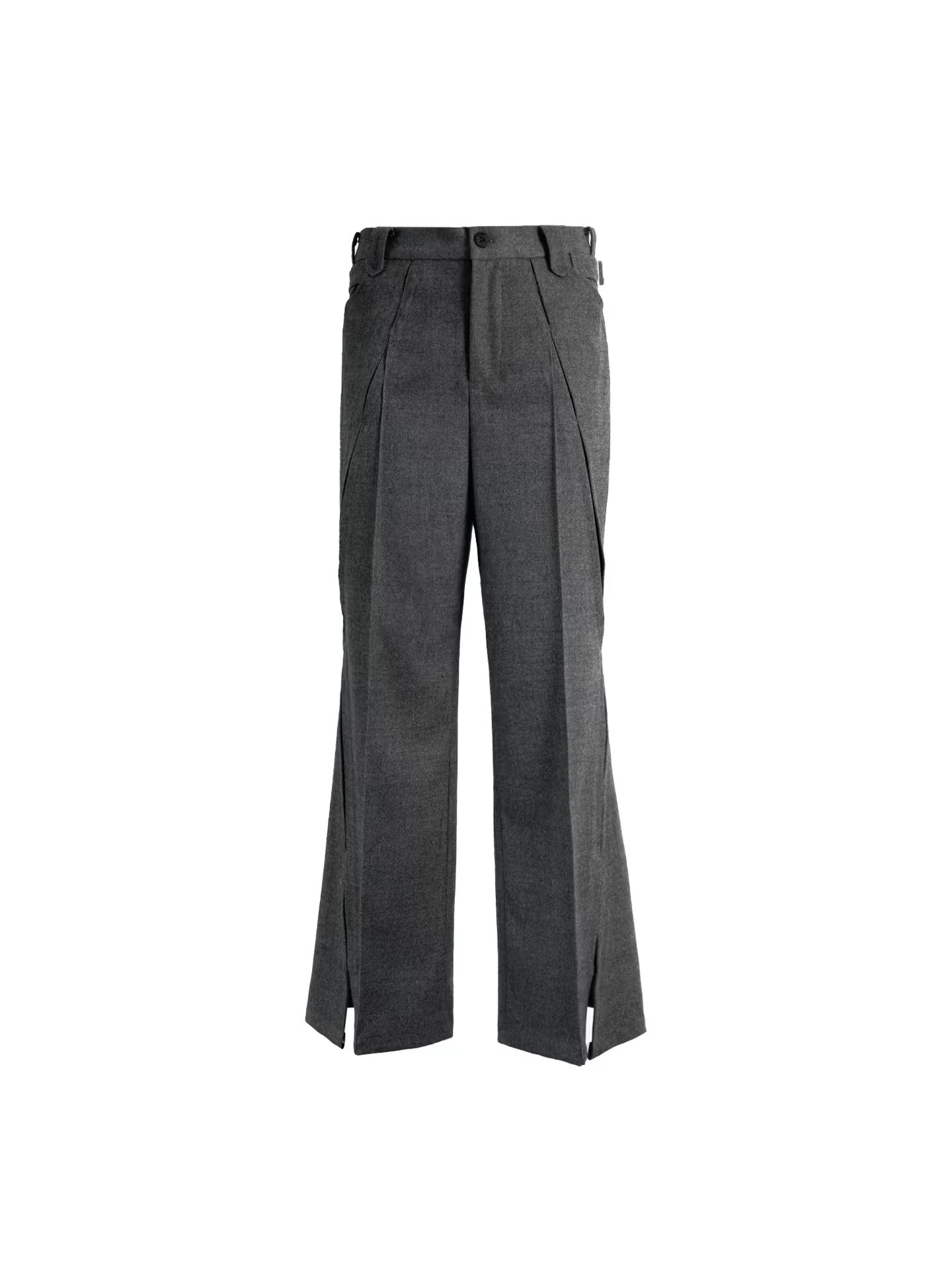 3D Micro Flared Trousers