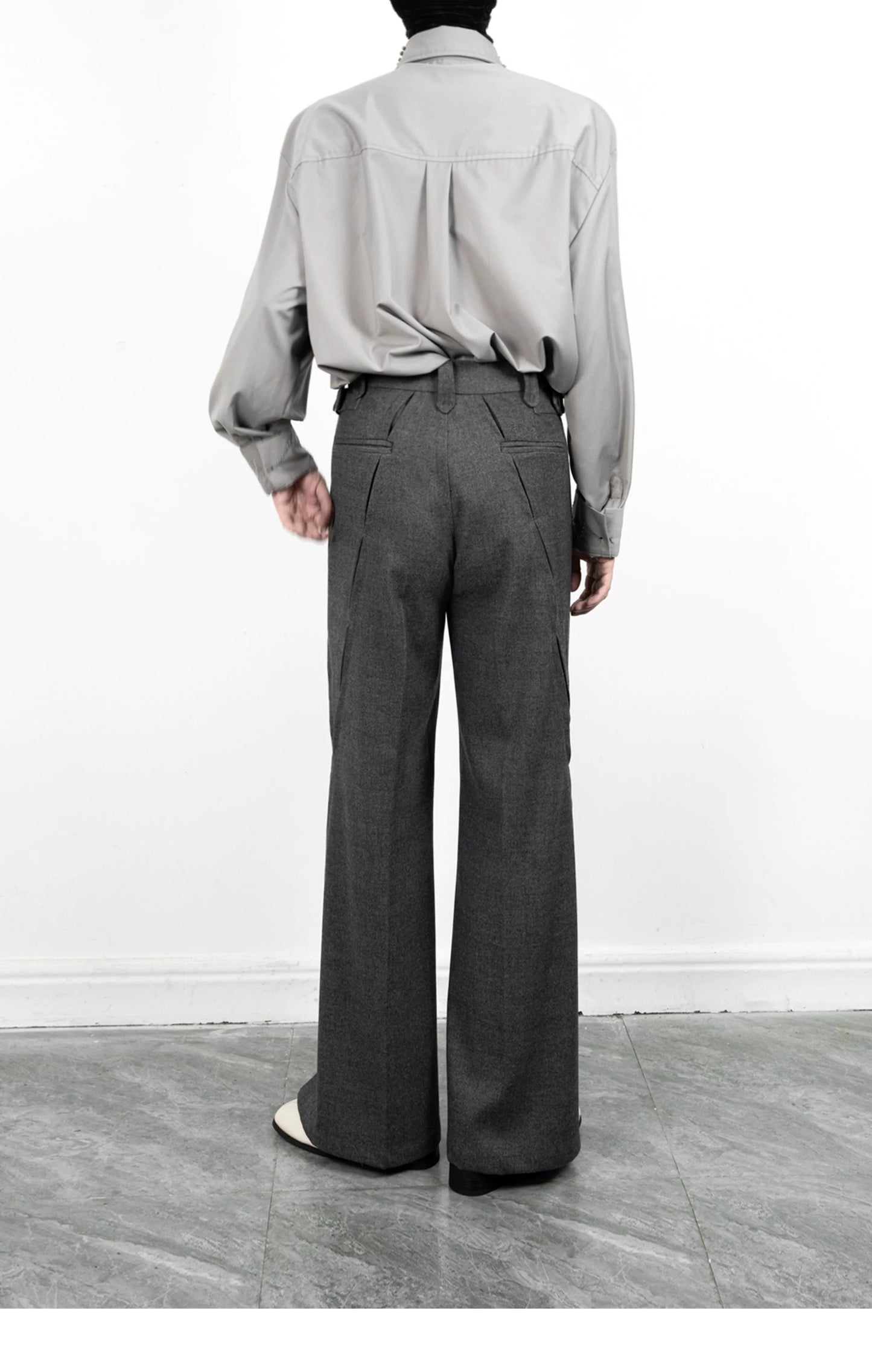 3D Micro Flared Trousers