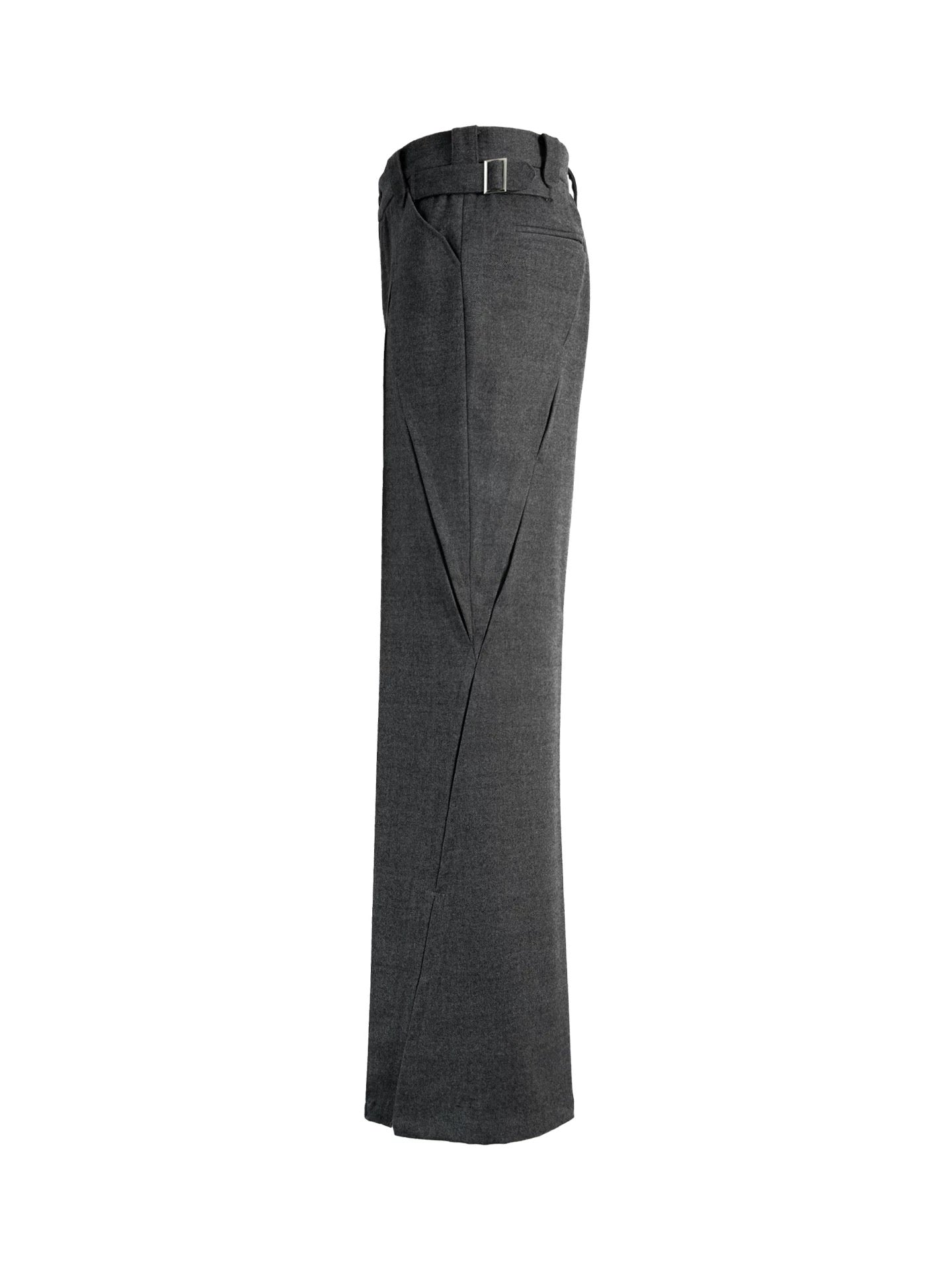 3D Micro Flared Trousers
