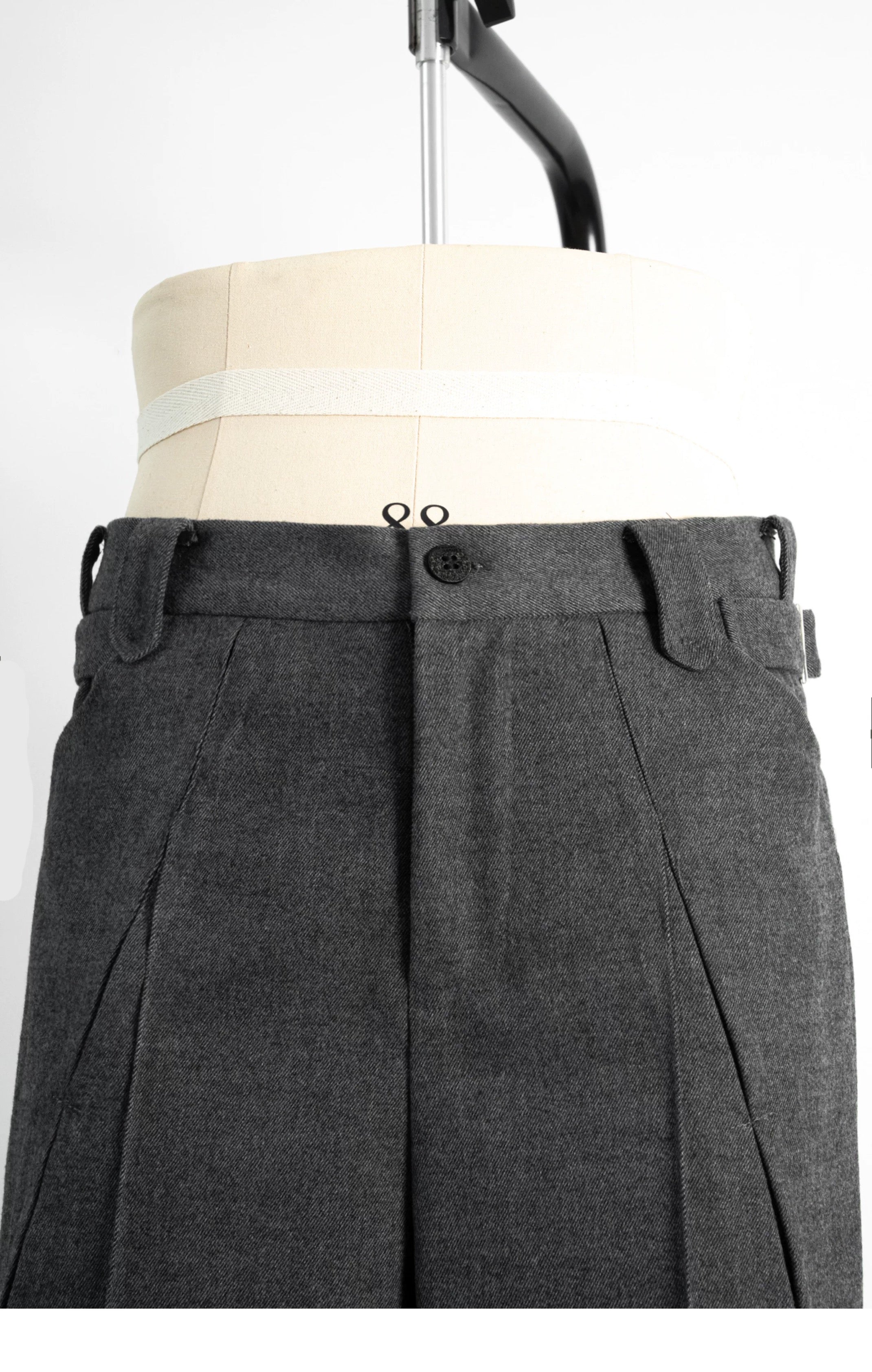 3D Micro Flared Trousers