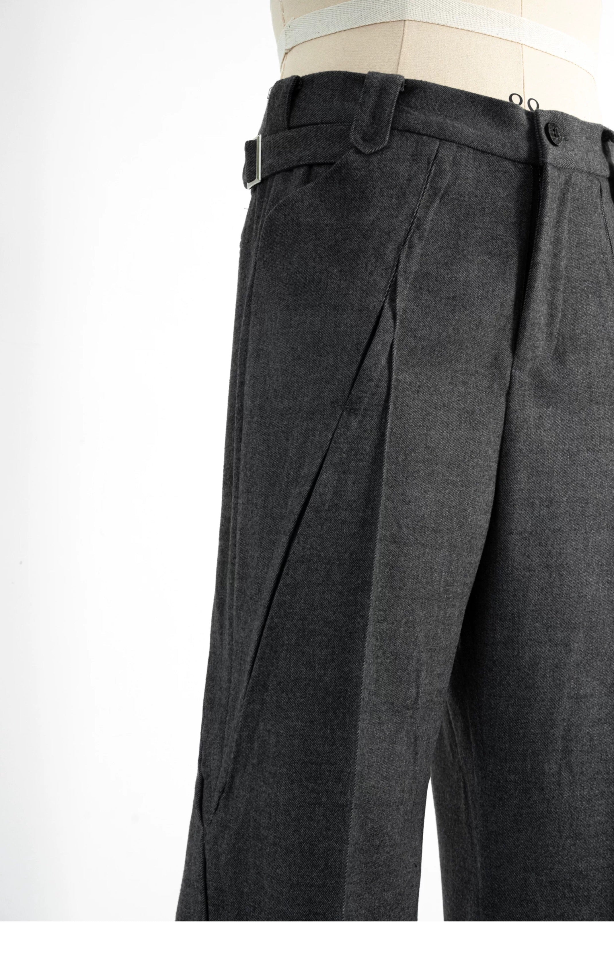 3D Micro Flared Trousers